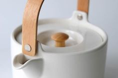 Oiva Teapot #marimekko #oiva #ruotsalainen #white #in #porcelain #sami #minimal #company #teapot #good