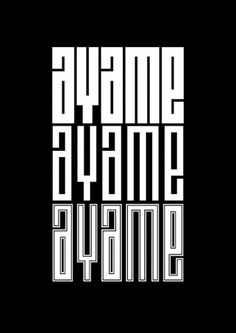 Alt Ayame Typeface on the Behance Network #fonts #font #design #graphic #free #typographic #typeface #type #typo #typography