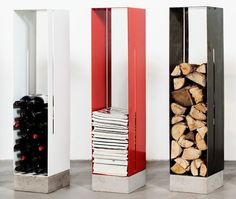 Manhattan Cabinet Storage by Cornelia Norgren #tech #gadget #ideas #gift #cool