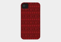 Red Nordic Case For Iphone Or Galaxy #iphone #case #pattern #nordic
