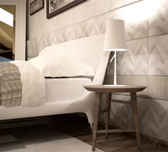 Leather Tiles That Wraps Gently the Bedroom - #bedroom, #interior, #decor, #floor,