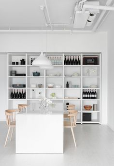 Minimalist White Apartment – Tsai Residence by Tai & Architectural Design