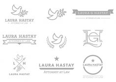 Branding an Attorney, by Bill Kenney | Focus Lab, LLC | ExpressionEngine Experts #mark #white #crest #seal #arrows #comps #logo #grey