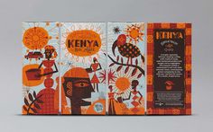 Rio Coffee illustration by Nate Williams #coffee #illustration #kenya #package