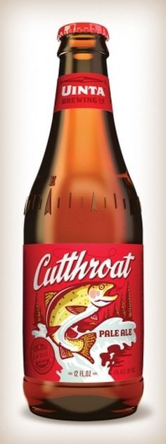 Uinta Brewing Co. Label Redesign: Cutthroat « The Tenfold Collective Blog #packaging
