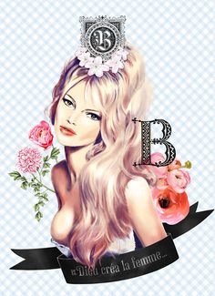 Brigitte Bardot #classic #bardot #illustration #brigitte #art