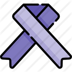 See more icon inspiration related to ribbon, cultures, shapes and symbols, purple ribbon, feminism, awareness, signs and sign on Flaticon.