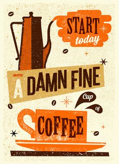 LoveÂ caffeine?Â Love Screen prints? boy o boy - you should have a look at our new print - this will be available, along with a whole bunch #design #screenprinting #poster