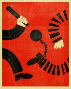 FFFFOUND! #red #print #illustration #vintage #criminals
