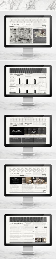 CORNELIA and CO [ Brand identity & Packaging ] #website #interface
