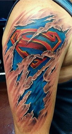 35 Inspirational Superman Tattoos