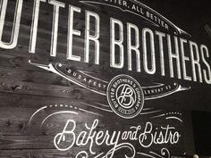 Butter Brothers on Behance #logo #lettering #hand #typography