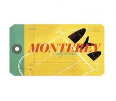 Monterey - The Everywhere Project #illustration #travel #california #label
