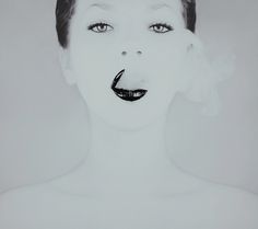 Photograph Carbon by Leslie Ann O'Dell on 500px #white #smoke #girl #lips #black #photography #portrait #and #smoking #beauty