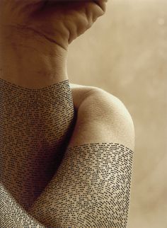 Calligraphy on the Human Body3 #calligraphy #tattoo #ink #body