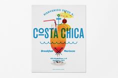 SAVVY STUDIO | Costa Chica #costa #chica #food #drinks #poster