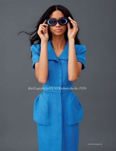 Chanel Iman by David Vasiljevic for Elle UK February 2011 #design #direction #photography #art #fashion #editorial