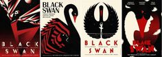 Fonts In Use – Black Swan Movie Posters #illustration #posters #typography