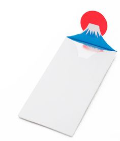 Designersgotoheaven.com - Mount Fuji envelope. - Designers Go To Heaven #stationery
