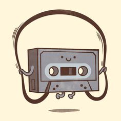 Jumping Tape - Philip Tseng #philip #tseng #character #cassette
