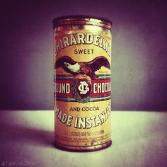 Vintage Can #can #eagle #cocoa #vintage
