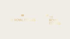 The Royal Estates Logotype