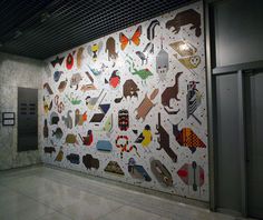 GRAPHIC AMBIENT » Blog Archive » Space For All Species Mural, USA #animals #wall #mural #species