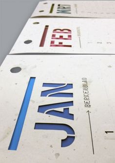 Zwaan_Autobahn_01 #typography #cut paper #paper letters