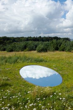 olafur eliasson: your glacial expectations for kvadrat #illusion #sky #installation #glacial #reflect #mirror #photography #outdoor #awesome