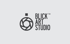 blick art studio ©leolab #logo #identity #branding