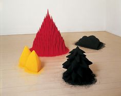 Anish Kapoor | PICDIT #sculpture #red #color #sand #art