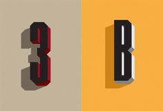 Samuel Clarke / Pinterest. Type. 3D. Orange. Typography. Letterforms #type #wired #magazine #dimensional