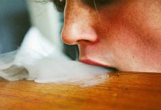 #smoke #nose #freckles #table #photo