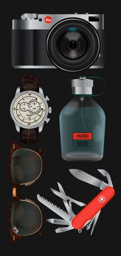 GQ - EDITORIAL on the Behance Network #shaun #products #icons #swainland #illustration