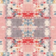 Pattern Collage - sallie harrison #pattern #wallpaper #color #shapes #geometric #triangles #pantone #collage #patterns
