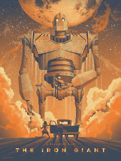 The Iron Giant poster by DKNG #dkngstudios #poster