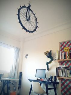 Lighting wheel on Behance #bicycle #design #wheel #furniture #industrial #light