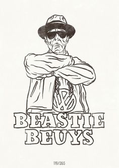 119/365 - The All Day Everyday Project | Flickr - Photo Sharing! #beuys #beastie #illustration #boys #poster