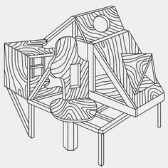 «Home Kit Drawing» (ca. 2010) by Karl Nawrot and Walter Warton (voidwreck.com) #walter #typografie #karl #line #pattern #from #netherlands #designers #werkplaats #graduate #nawrot #the #warton #art #amsterdam #ka