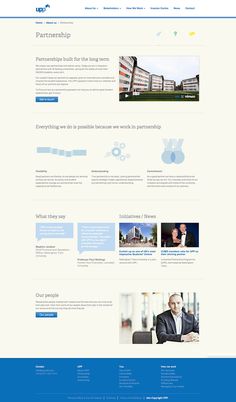 UPP Corporate responsive website design