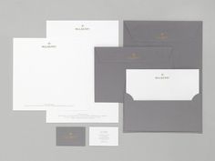 Mulberry_stationary_overhead #stamp #business #card #print #head #letter #envelope #stationery #foil