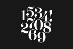 Aker Brygge Display — Numerals! Design by Sans Colour.