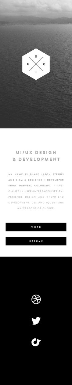 Blakejasonstruhs #responsive #design #mobile #minimal #web