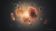 Morbus by ~Lacza on deviantART #computer #biology #generated #cgi #virus #cells #science