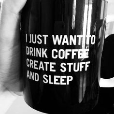 "Coffee Create Sleep" Mug by WORDS BRAND™ x Society6 #create #white #design #sleep #black #mug #and #coffee #typography