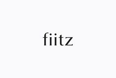 Fiitz by Sawdust #logo #logotype #mark #typography