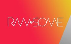 RAWSOME logo #logo #rawsome