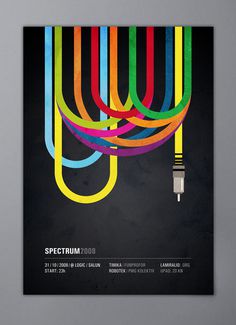 Spectrum / Poster Design on the Behance Network #illustration #design #graphic #poster