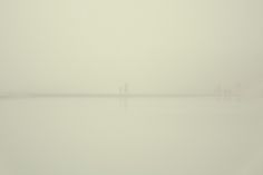 Swimming in Milk on the Behance Network #white #fog #cold #people #winter
