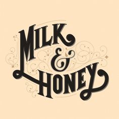The Phraseology Project #inspiration #lettering #filigree #design #nice #honey #milk #type #typography
